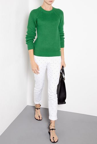 Michael by Michael Kors Studded Skinny Jeans - Lyst