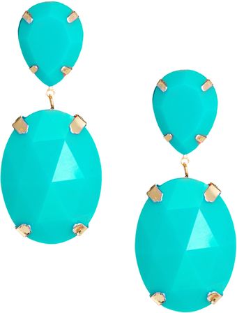Asos Gem Drop Earrings - Lyst