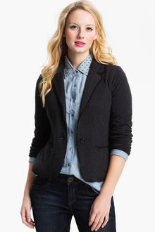 Caslon® Long Sleeve Double Knit Blazer - Lyst