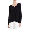 Vince Double V Sweater in Black - Lyst