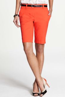 Ann Taylor Petite Cotton Walking Shorts - Lyst