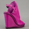 Balenciaga Wedge Boot in Purple - Lyst