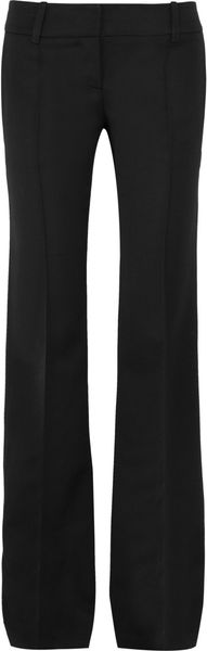 Balmain Mid-Rise Pressed Wool Flared Pants - Lyst