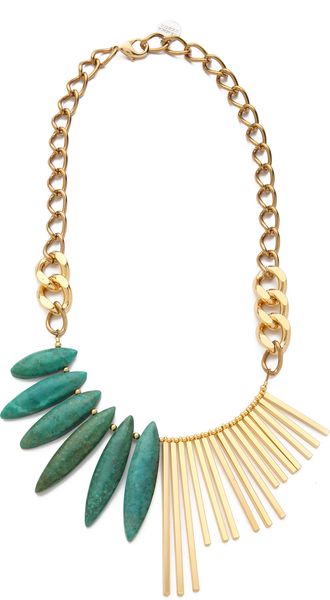 Gemma Redux Turquoise Asymmetrical Necklace - Lyst