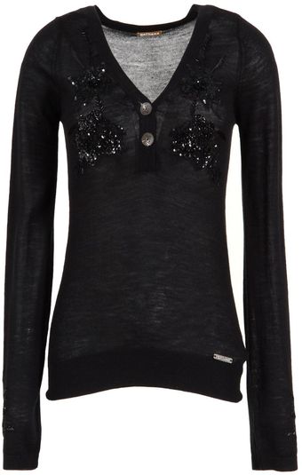John Galliano Long Sleeve Sweater - Lyst