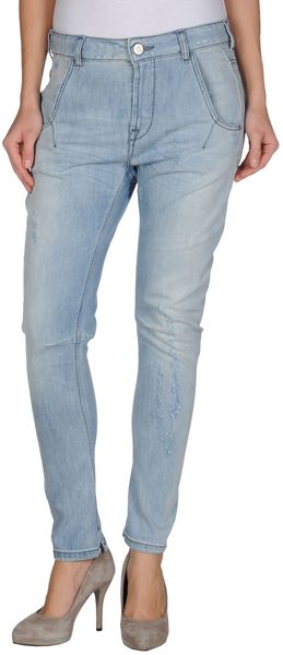 Manila Grace Denim Pants - Lyst