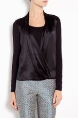 Michael by Michael Kors Wrap Front Jersey Top