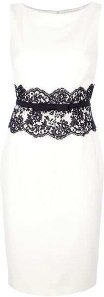 Valentino Lace Waist Dress - Lyst