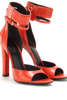 Alexander Wang Aminata Embossed Sandals - Lyst