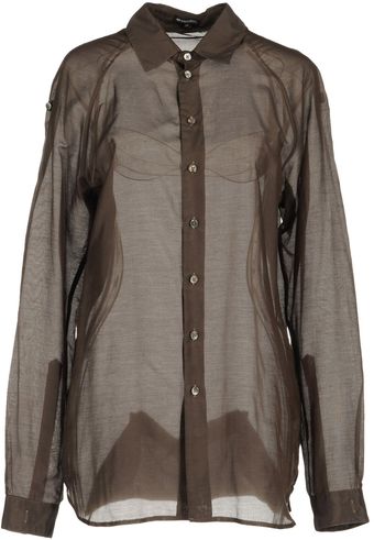 Ann Demeulemeester Long Sleeve Shirt - Lyst