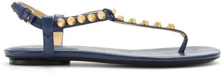 balenciaga sandals navy