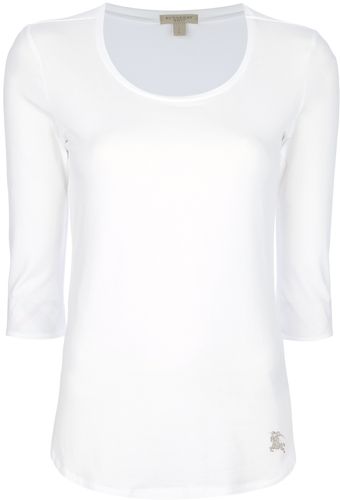 Burberry Brit Logo Top - Lyst