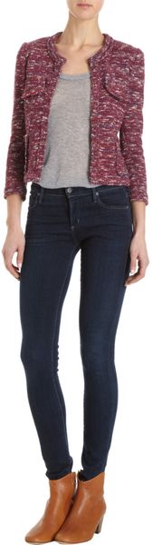 Etoile Isabel Marant Tweed Short Jacket - Lyst