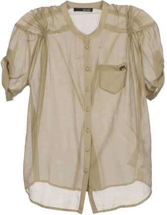 Liu Jo Short Sleeve Shirt - Lyst