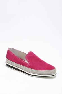 Prada Braid Trim Loafer - Lyst