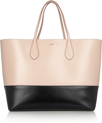Rochas Twotone Leather Tote - Lyst