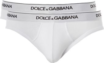 Dolce & Gabbana Twopack Stretchcotton Briefs - Lyst