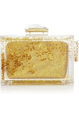 Kotur Glitter Globe Perspex Box Clutch