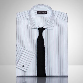 Ralph Lauren Black Label Piumino French Cuff Shirt - Lyst