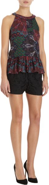 Sea Netted Lace Shorts - Lyst