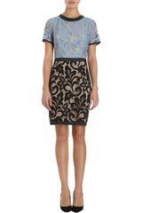 Sea Combo Netted Lace Dress