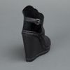 Balenciaga Sling Back Wedge Sandal in Black - Lyst