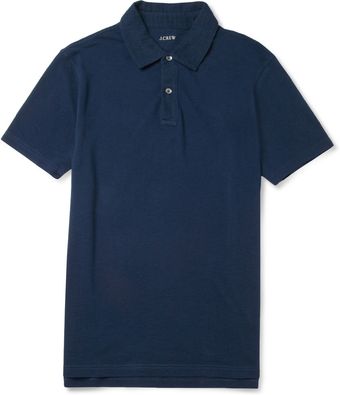 J.Crew Slub Cottonpiqué Polo Shirt - Lyst