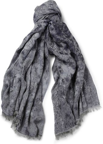 Paul Smith Light-weight Jacquard-woven Scarf - Lyst