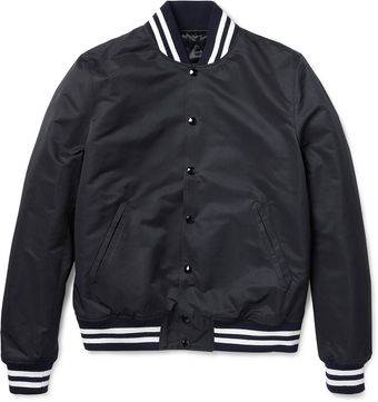 Sandro Slimfit Quilted Varsity Jacket - Lyst