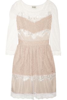 Alice By Temperley Lilianna Polka Dot Tulle and Lace Dress - Lyst