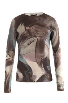 Christopher Kane All Over Paintprint Sweater - Lyst