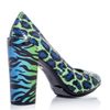 Kenzo Prisci Leopard and Tiger Shoes in Blue (leopard) - Lyst