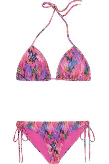 Matthew Williamson Digital Blossom Printed Triangle Bikini - Lyst