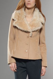 Patrizia Pepe Short Coat - Lyst