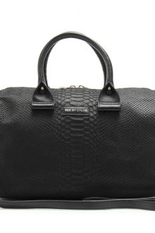 See By Chloé Reptile Embossed Bowling Bag - Lyst