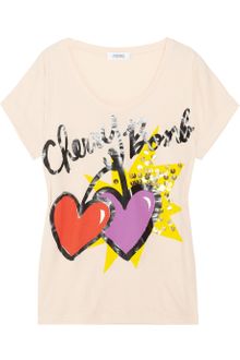 Sonia By Sonia Rykiel Printed Cottonjersey Tshirt - Lyst