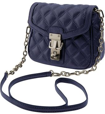 Banana Republic Quilted Fauxleather Crossbody - Lyst