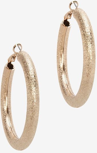 Kenneth Jay Lane Kenneth Jay Lane Hoop Earrings Gold - Lyst