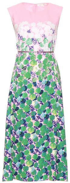 Marc By Marc Jacobs Floral Print Midi Dress - Lyst