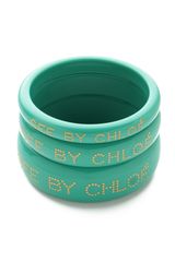See By Chloé Logo Bangle Set