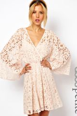 Asos Lace Dress with Kimono Sleeve