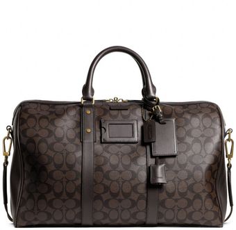 Coach Bleecker Signature Monogram Duffle - Lyst