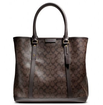 Coach Bleecker Signature Tote - Lyst