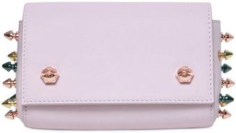Ruthie Davis® Mini Studded Leather Clutch - Lyst