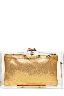 Charlotte Olympia Spider Pandora Perspex Clutch - Lyst
