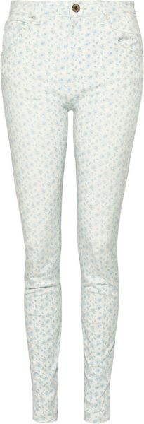 Band Of Outsiders Printed Highrise Skinny Jeans - Lyst