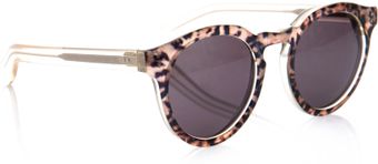 Illesteva Round Frame Sunglasses - Lyst