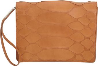 Maison Martin Margiela Exaggerated Snakeeffect Clutch - Lyst