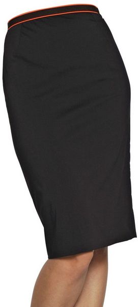 Maurizio Pecoraro Stretch Cotton Pencil Skirt - Lyst