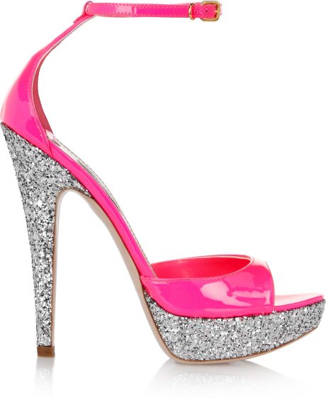 miu miu glitter sandals